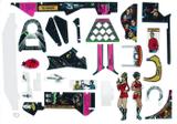 Classic Playfield Reproductions-STAR TREK 25th (DE) Plastic set