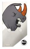 Backbox Art-ROCKY & BULLWINKLE (DE) Plastic Rhino