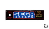 Stickers & Decals-SEGA SPORTS (Sega) Control panel overlay