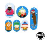 Playfield Plastics-SOUTH PARK (Sega) Plastic Key Fob SET