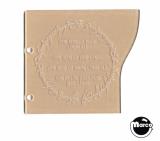 Playfield Plastics-LORD OF THE RINGS (Stern) Ball guard engraved