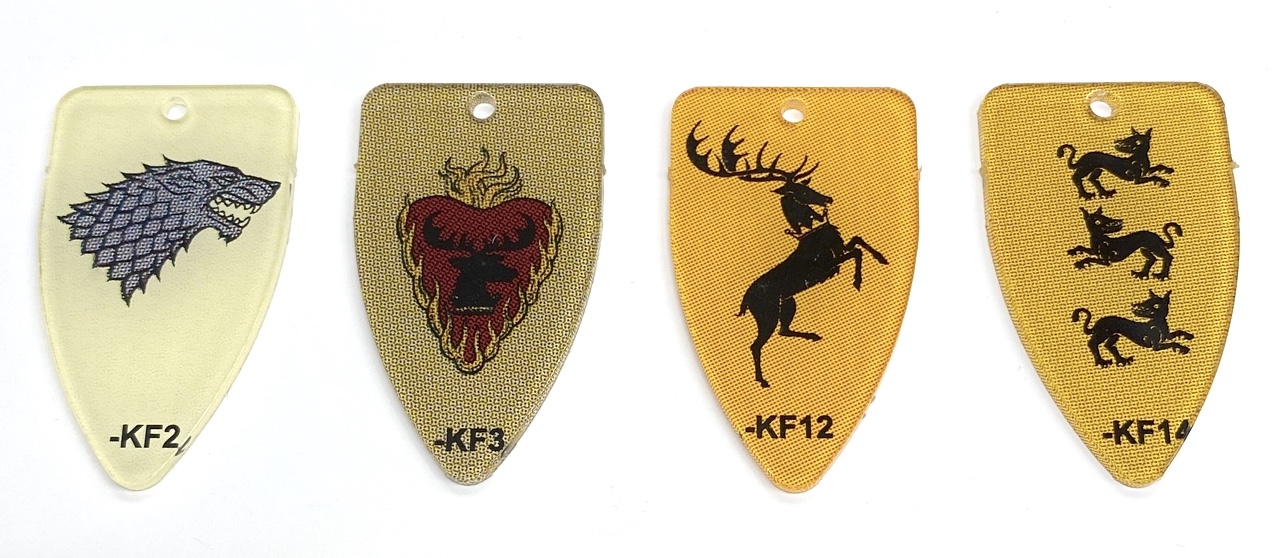 GAME OF THRONES (Stern) Key fob House of Baratheon Dragonsto