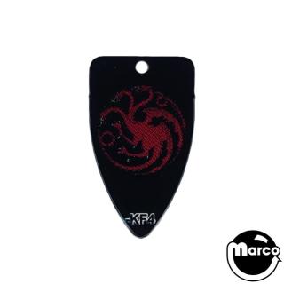 GAME OF THRONES (Stern) Key fob House Targaryen