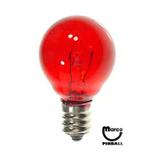 Incandescent Lamps, Miniature-Lamp - 24 v 5 watt SPORTS ARENA red