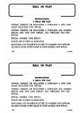 Score / Instruction Cards-KING OF DIAMONDS (Gottlieb) Score Cards