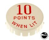 Pop bumper cap "10 Points W/Lit" red 