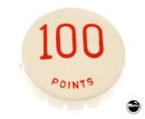 Pop bumper cap GTB "100 Points" red