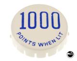 Pop Bumper Caps-Pop bumper cap 1000 Points When Lit W/B