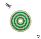 Target face - round bullseye white/green