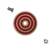-Target face - round bullseye white/red