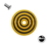 -Target face - round bullseye yellow/gold