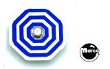 -Target face - octagon bullseye white/blue