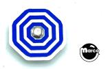 Target face - octagon bullseye white/blue