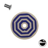 Target face - octagon bullseye white/blue