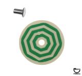Target face - octogon bullseye white/green