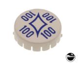 Pop bumper cap GTB 100 diamond blue