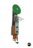 -Target switch - round green front mount 