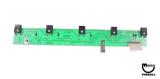 Boards - Displays & Display Controllers-MACHINE (Williams) Light strip PCB