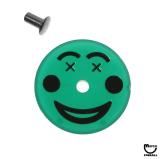 Target face - round clown green/black
