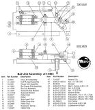 Complete Assemblies-SLUGFEST (Williams) Bat unit assembly