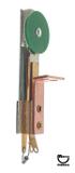Target switch - round green front mount