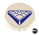 Pop Bumper Caps-Pop bumper cap GTB Pool Rack blue