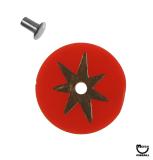 Target face - round star red/gold