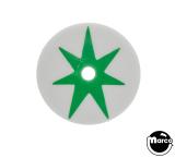 Target face - round star white/green