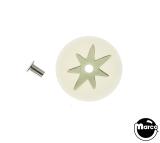 -Target face - round star white/gold