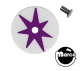 Target face - round star white/purple