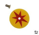 Target face - round star yellow/red