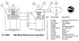 PARTY ZONE (Bally) Mandible mech assy