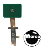 -Target switch - rectangle wide green front mount