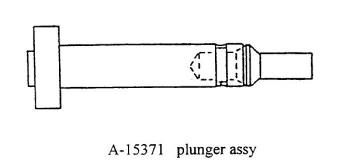 A-15371 - Plunger assembly 3.0625 inches - Marco Specialties