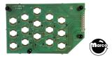 Boards & Upgrades-15 lamp pcb assy-w/spacers