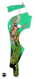 Playfield Plastics-CREATURE BLACK LAGOON (Bally) plastic