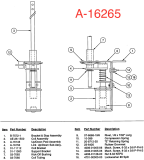 Complete Assemblies-DRACULA (Williams) Up/down post assembly