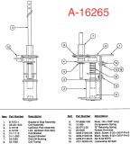 DRACULA (Williams) Up/down post assembly