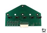 Boards - Switches & Sensor-JUDGE DREDD (Bally) Drop target board 5 