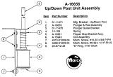 INDIANA JONES (Williams) up/down post unit