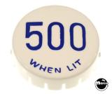 Pop Bumper Caps-Pop bumper cap GTB "500 When Lit" blue