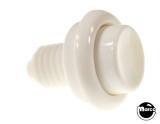Pushbutton 1-1/8 inch white