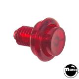 Flipper Pushbutton Upgraded - 1-1/8" TRANSPARENT RED