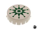 Pop bumper cap GTB asterisk green