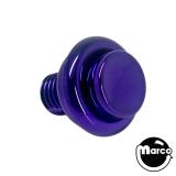 Pushbutton 1-1/8 inch METALLIC PURPLE with internal spring