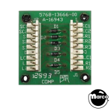 Boards - Switches & Sensor-5 diode sw lmp & spcr assy