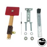 Target switch - wide rectangle red rear mount