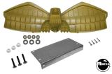 -JUDGE DREDD (Bally) Eagle matte gold & bracket kit