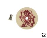 Target face - round Joker white/purple