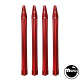 Legs-Leg set 28-1/2 inch Candy Red (4)